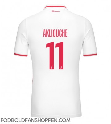 AS Monaco Maghnes Akliouche #11 Hjemmebanetrøje 2024-25 Kortærmet